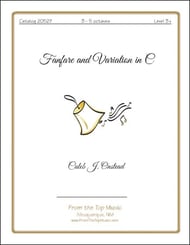 Fanfare and Variation in C Handbell sheet music cover Thumbnail